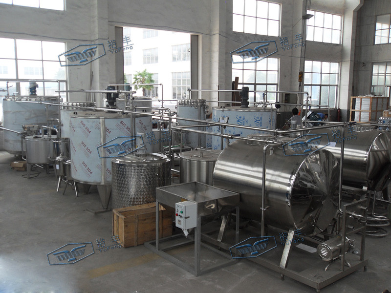 Linea di miscelazione del riscaldamento di vapore di Juice Processing Equipment di SUS 304